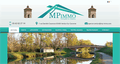 Desktop Screenshot of mp-immo.com