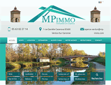 Tablet Screenshot of mp-immo.com